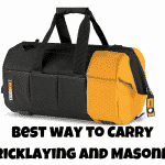 best way to carry bricklaying and masonry tools