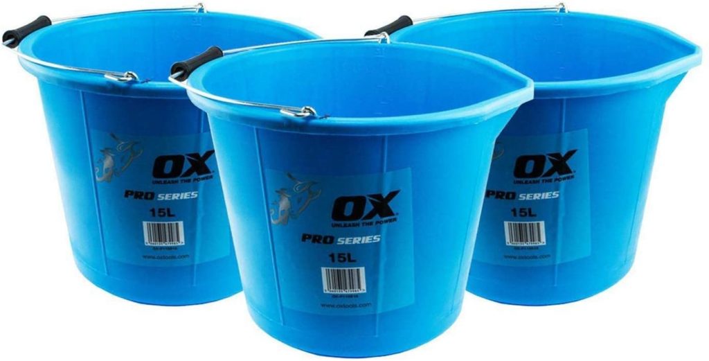 Ox Tools Pro Invincible bricklayers tool bucket