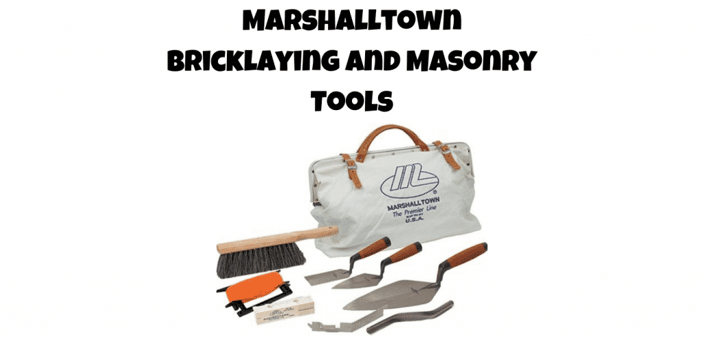 Marshalltown Bricklaying Tools