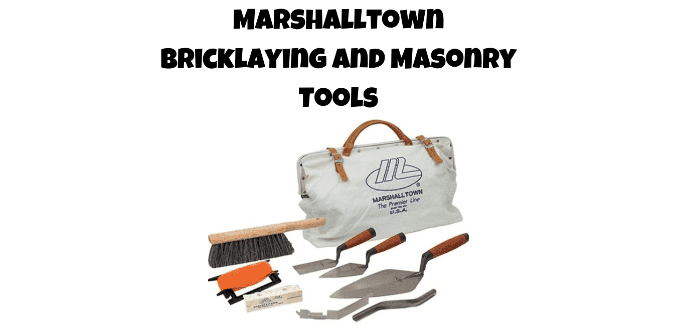 Marshalltown bricklaying tools