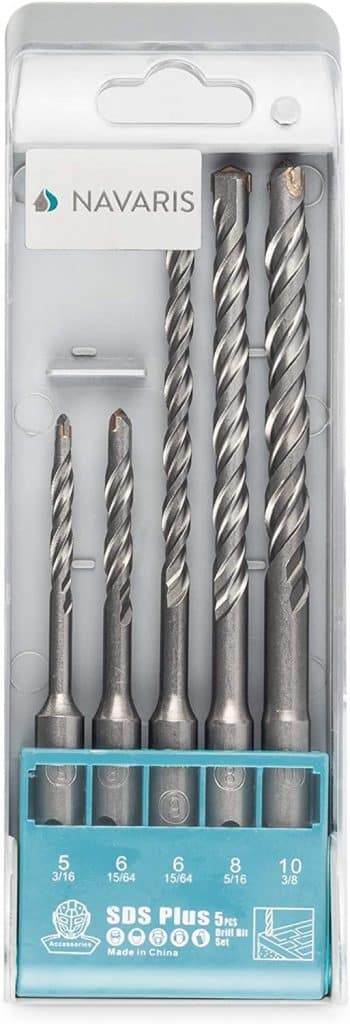 Navaris SDS Plus Drill Bit Set 