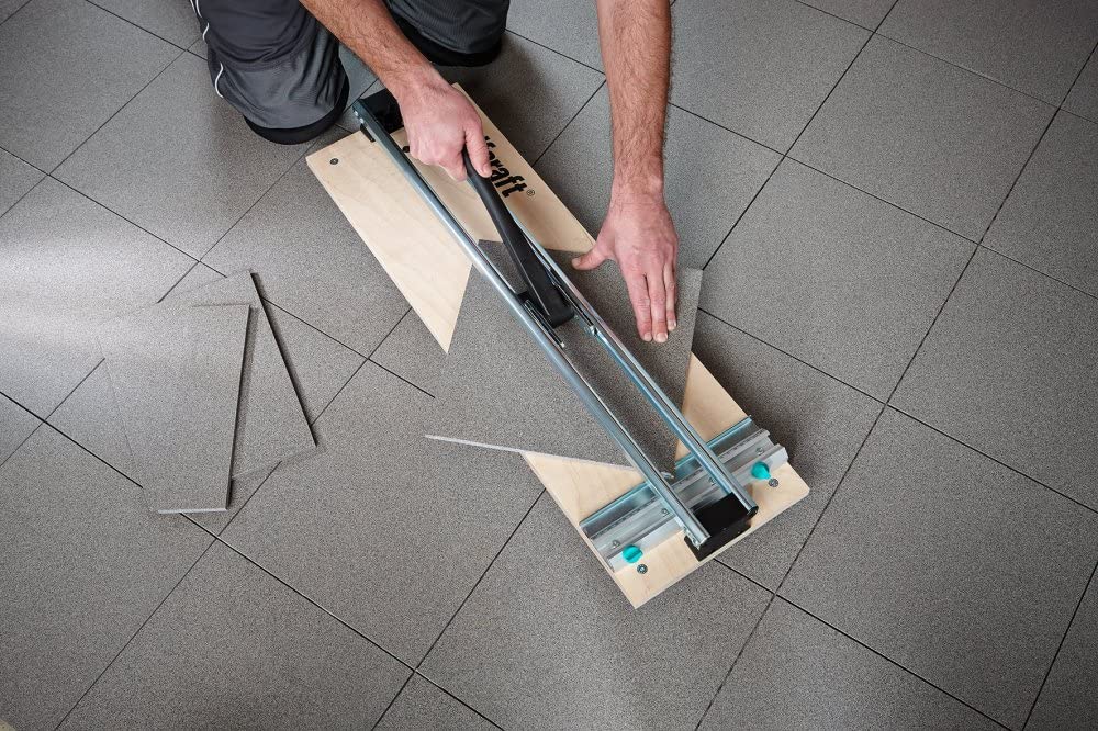 Wolfcraft Manual Tile Cutter on floor