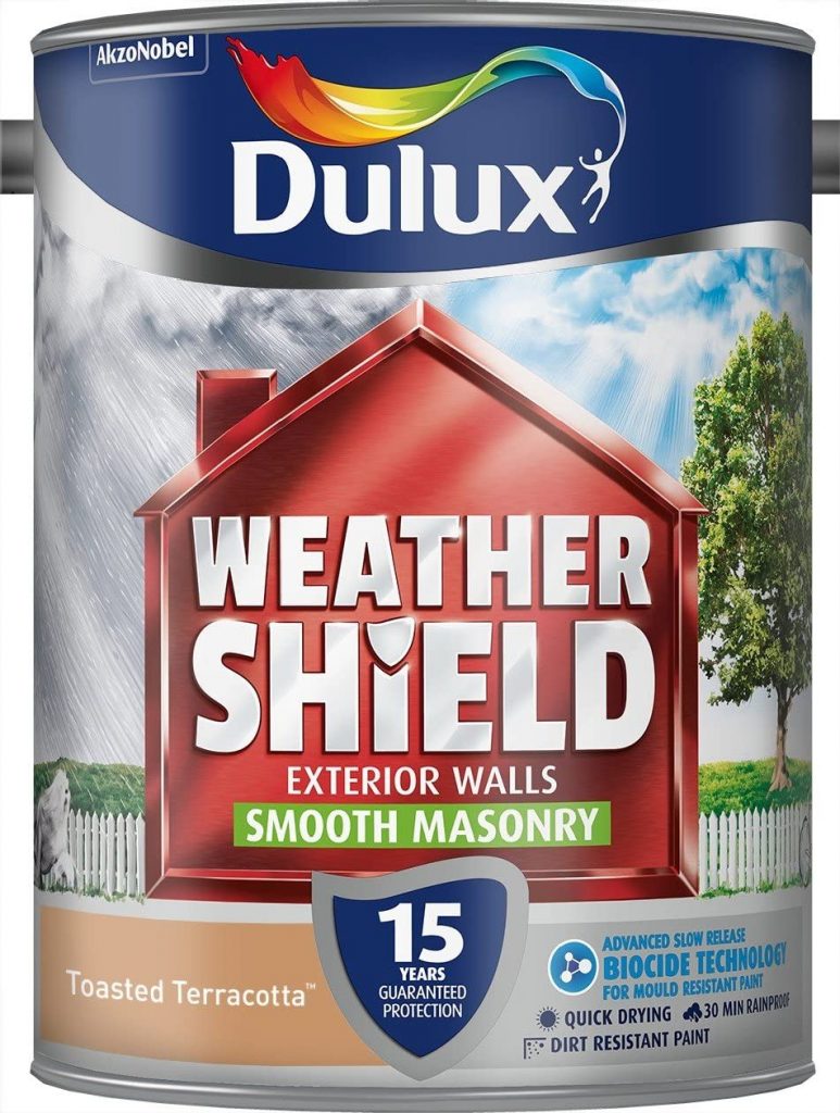 Toasted Terracotta Dulux Weather Shield Smooth Masonry Paint