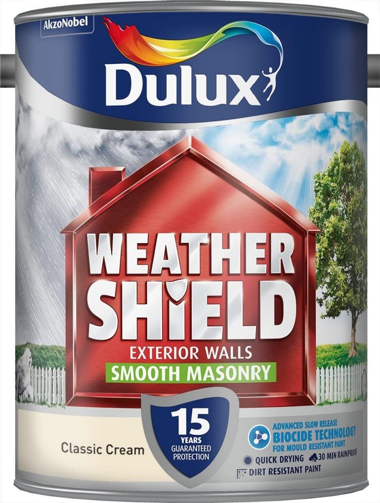 Classic Cream Dulux Weather Shield Smooth Masonry Paint