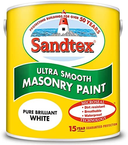 Sandtex Retail Ultra Smooth Masonry Brilliant White 