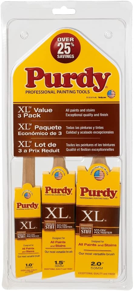 purdy xl 3 paint brush pack