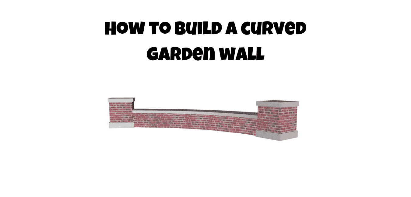 how to build a curved garden wall