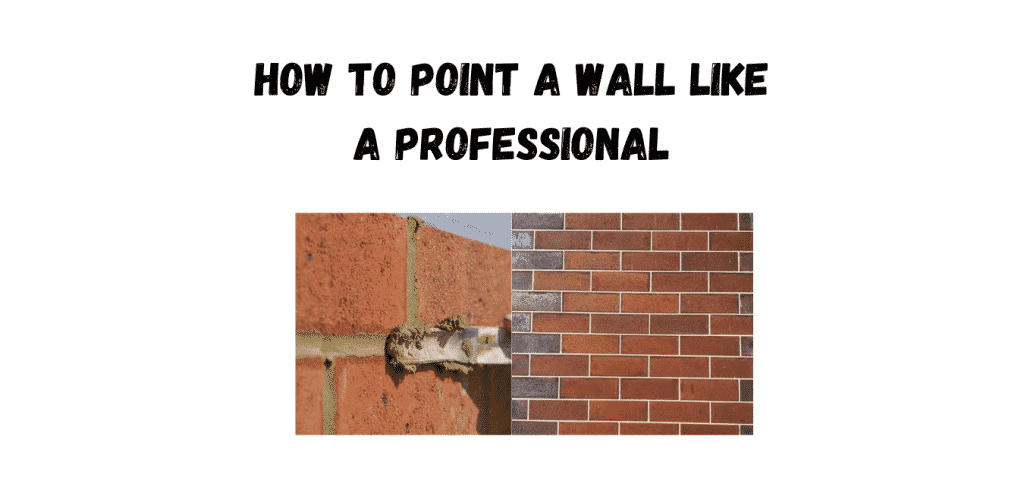 how to Point a wall