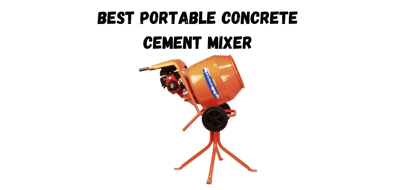 best portable concrete cement mixer
