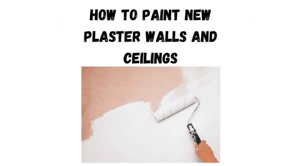 how to paint new plaster