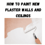 How to paint new plaster